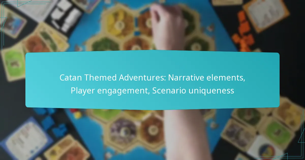 Catan Themed Adventures: Narrative elements, Player engagement, Scenario uniqueness