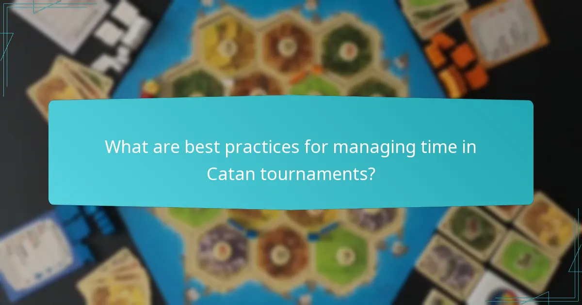 How is the event schedule structured for Catan tournaments?