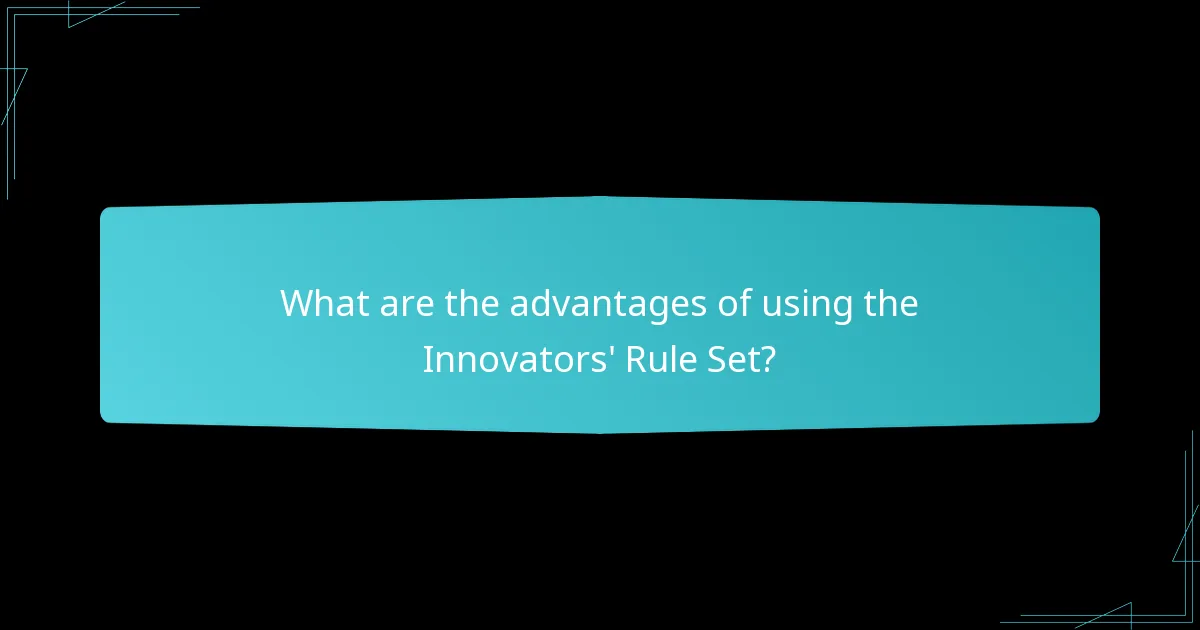 How does the Innovators’ Rule Set compare to other Catan expansions?